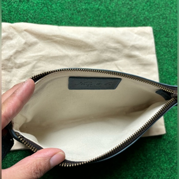 Nena & Co The Perfect Clutch- Mexico Collection- Full Leather- Typhoon - Picture 5 of 6